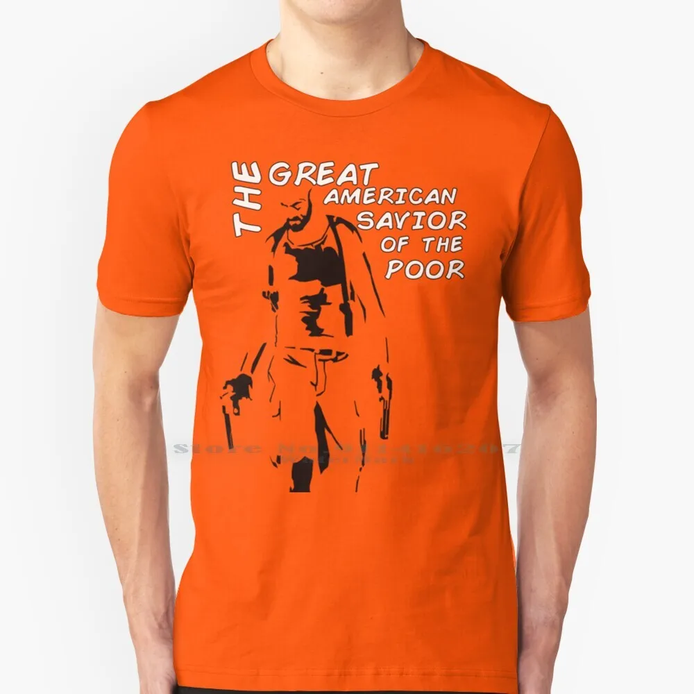 Max Payne 3 - The Great American Savior Of The Poor T Shirt 100% Puro Cotone Max Payne Games Comicbook Pop Culture Videogioco