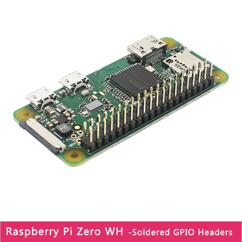 Header-Version GPIO Raspberry Pi Zero-W New Bluetooth 512M 40-Pin 1ghz-Cpu Pre-Welded