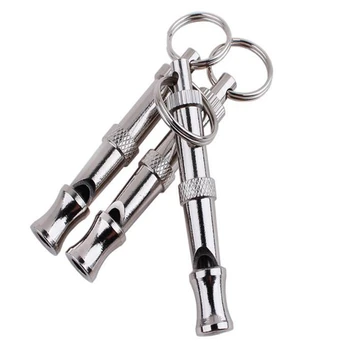 

200 Pieces High Quality Stainless Steel For Puppy Puppies Whistling Ultrasound Adjustable Sound Training Key For Pet Dogs