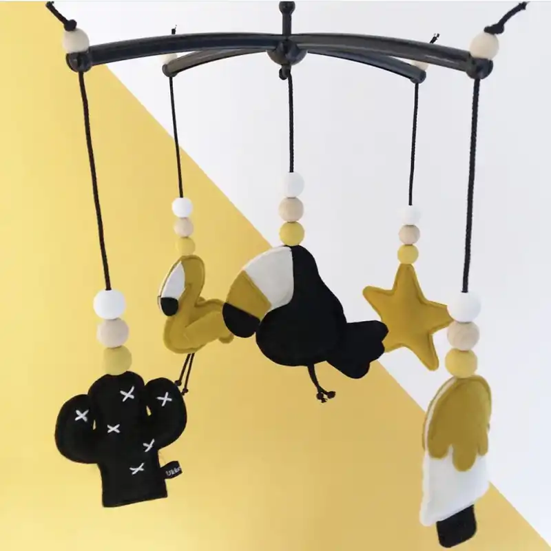 Baby Mobile Crib Holder Rotate Bracket Diy Baby Bed Bell Hanging Toys Baby Rattle Toys Kid Nursery Room Decorations Wind Chimes Hanging Decorations Aliexpress
