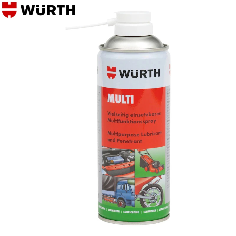 Wurth-aceite de mantenimiento multifuncional, espray 089305540 de óxido  limpio para lubricar cerraduras, bisagras, bujes, cadenas, 400ml, Wuerth -  AliExpress Automóviles y motocicletas