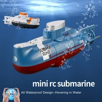 Mini Rc Boat Submarine 0.1M/s Speed Remote Control Boat Waterproof Diving Toy Simulation Model Gift for Kids Boys Girls Child 1