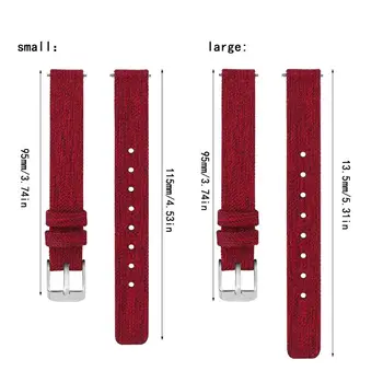 

Canvas Watch Strap Metal Connector Wristband for Fitbit Inspire/Inspire HR Watch E5BA