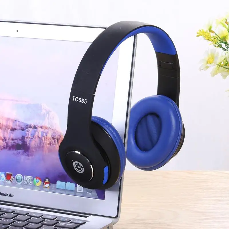 TC-555 стерео беспроводные Bluetooth наушники накладные басы Складная гарнитура