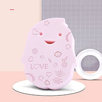 Printed Pink 3 шт щетки для ванны, Детские губки для ванны, с принтом, скраб для душа, спа, скруббер, Очищающий тело, супер потертая грязь, артефакт, 6 шт., 7 шт., 4 шт - Цвет: Printed Pink