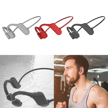 

Bone Conduction Headphones Bluetooth Wireless Waterproof Comfortable Wear Open Ear Hook Light Weight Not In-ear Sports Earphones