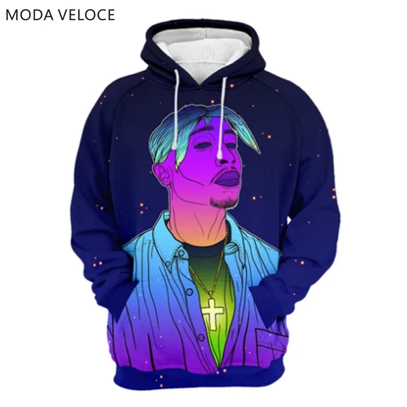 MODAVELOCE Dreams Hoodie Polyester With wool the joker male sweatshirt anime's metrosexual men's clothing | Мужская одежда