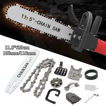 

Upgrade Electric Chainsaw Parts 11.5 Inch Chainsaw Bracket Changed Powers Tool for 100 115 DIY Angle Grinder Reciprocating Saw