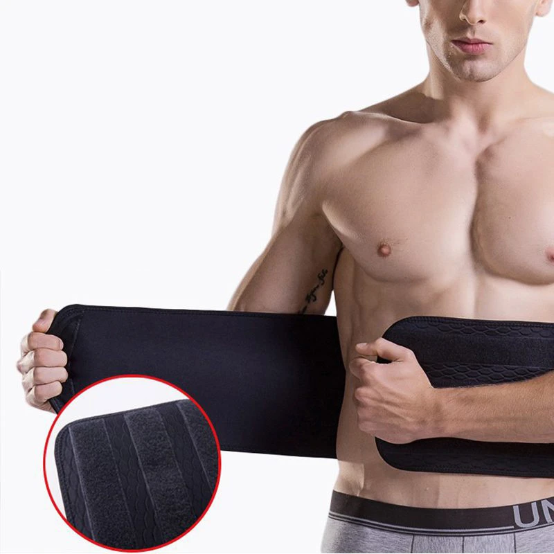 

Adjustable Widen Compression Waistband Waist Trimmer Belt Lower Back Pian Support Brace Lumbar Abdominal Protector Band Wrap