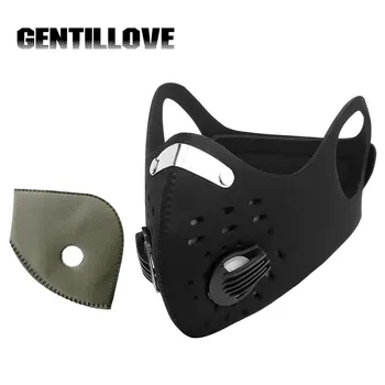 

Unsex Cycling Anti Dust Face Mask Filters Anit-fog Breathable Dustproof Anti Pollution Respirator Activated Carbon Mask