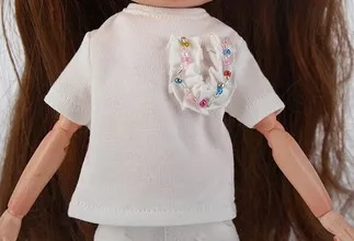 Ручная работа, 1 шт., модная футболка blyth Dolls с принтом, Изысканная футболка для кукол blyth 1/6, аксессуары, одежда - Цвет: style 6