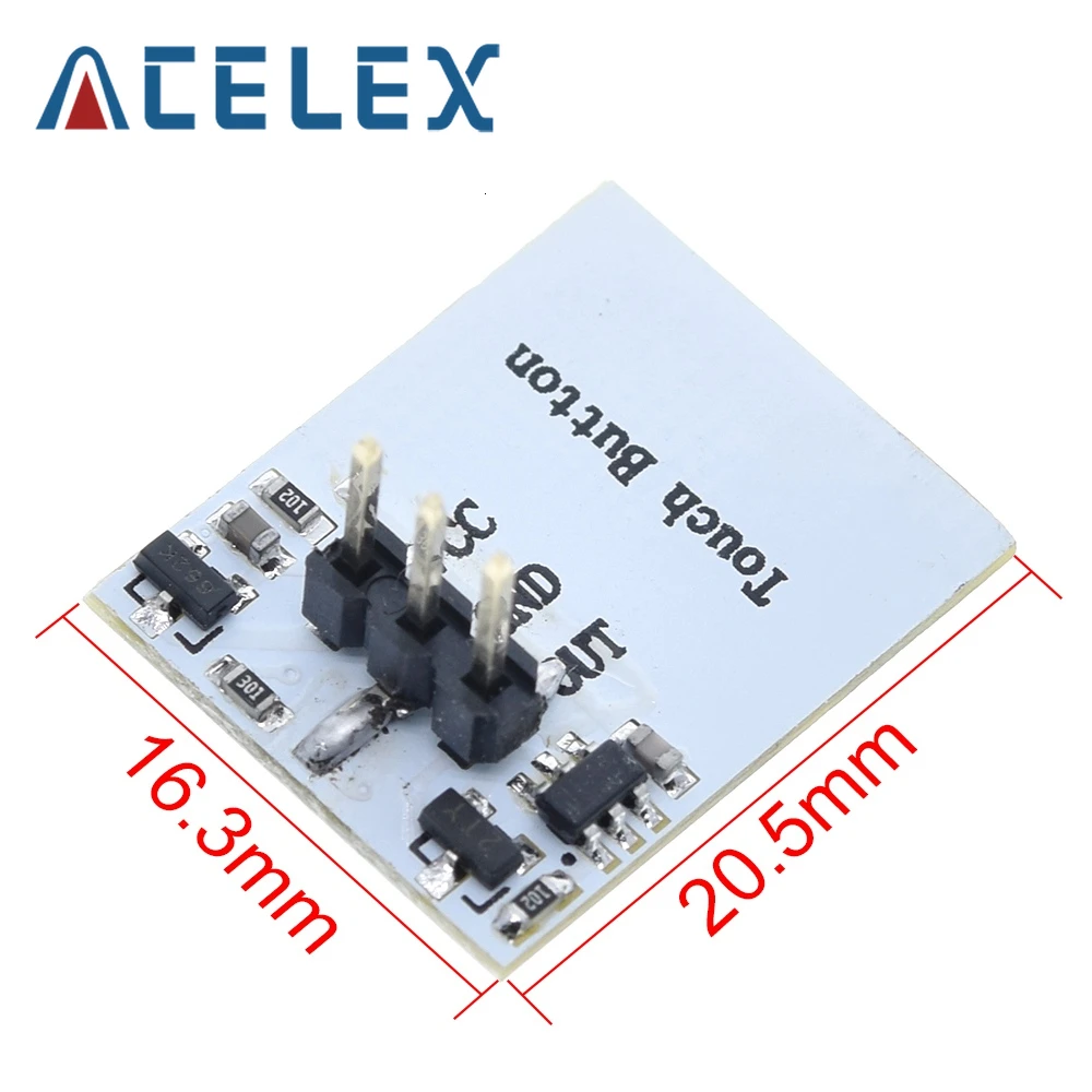 Синий красный зеленый цвет емкостный сенсорный кнопочный модуль 2 7 в до 6 анти