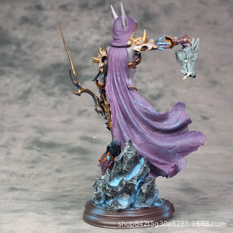 Рисунок игры World of Warcraft Сильвана призрак queen статуя Гараж Комплект Модель изысканное украшение