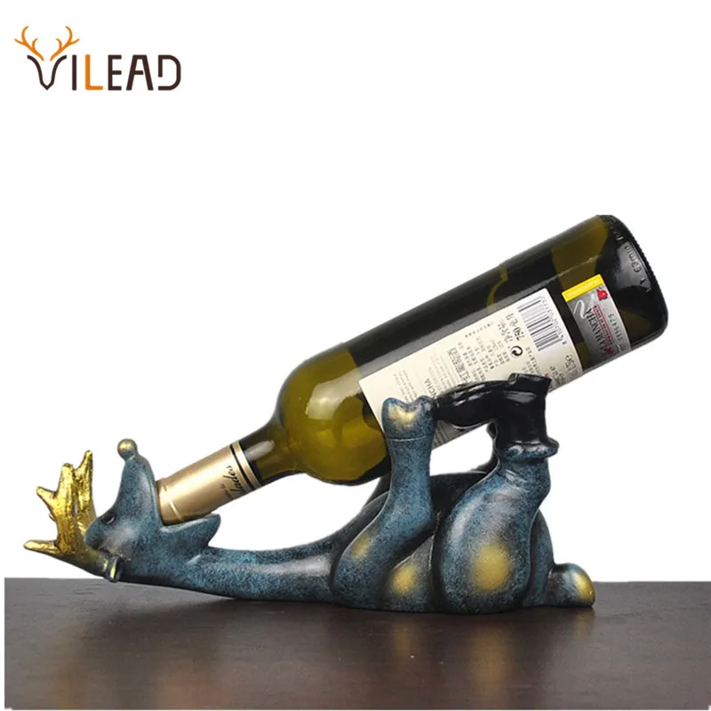 Полимерный держатель для бутылки вина VILEAD 14 см фигурки в европейском стиле