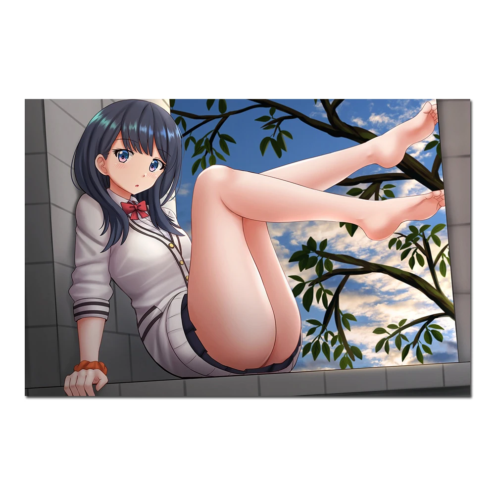 Wall Art Canvas Painting Beauty Japanese Girl Pictures Adult Anime Posters  and Prints For Living Room Modern Decorations - AliExpress
