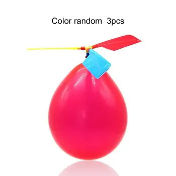 

3 Pcs Funny Classic Helicopter Balloon for Parent-Child Interaction Flying Toy Games Children Birthday Event Party Supplies