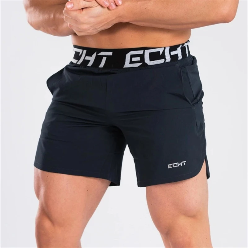 New Men Fitness Bodybuilding Shorts Man Summer Gyms Workout Male Breathable Quick Dry Sportswear Jogger Beach Short Pants