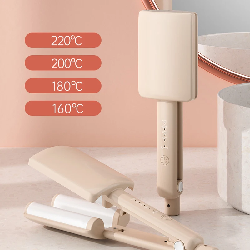 Triple Barrel Hair Curling Wand Ceramic Glaze Hair Care Curling Iron Curler Roller Corrugation Waver Curly Styling Tool