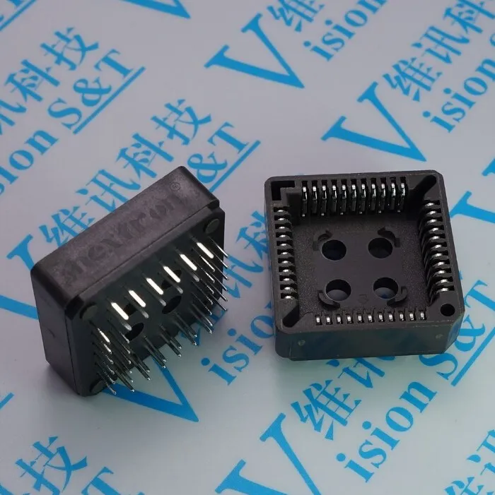 10 шт. PLCC IC socket PLCC32 PLCC44 PLCC52 PLCC68 PLCC84 SMD DIP Socket adapter|Соединители| |