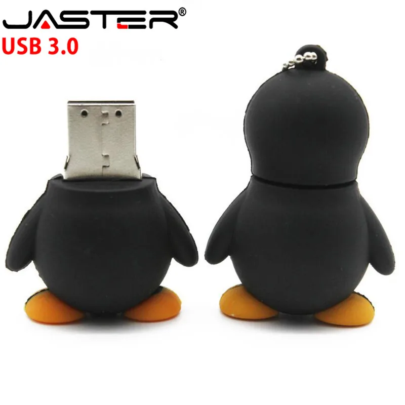 JASTER мультяшная фигурка пингвина USB 3,0 карта памяти флеш-накопитель 4G 8GB 16GB 32GB 64GB