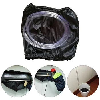 

Air Conditioning Cover Washing Wall Mounted Air Conditioner Cleaning Protective Dust Cover Clean Tool Tightening belt 1-2P/2P-3P