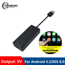 Carlinkit USB Smart Link Apple CarPlay Dongle для Android навигационный плеер мини USB Carplay Stick с Android Auto
