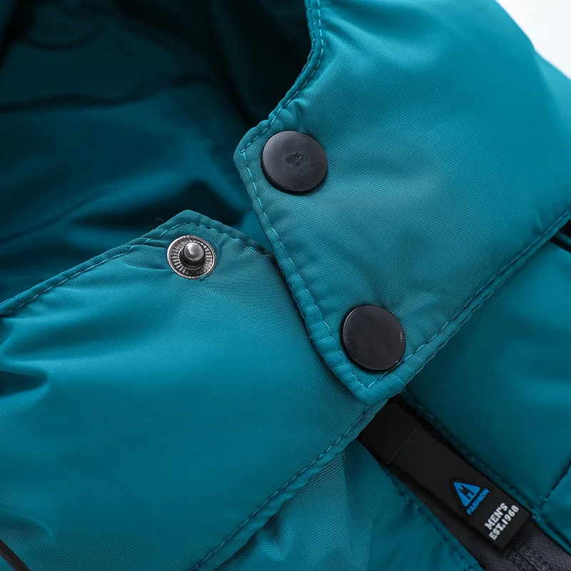 Бренд JOOBOX, мужской зимний жилет, приталенное пальто, Повседневный хлопковый жилет на молнии, теплый толстый жилет с капюшоном без рукавов, мужская куртка Y