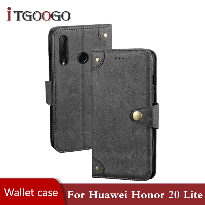 Чехол книжка с откидной крышкой для huawei Honor 20 Lite чехол магнитной застежкой