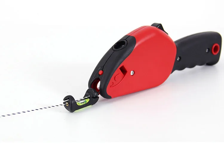 Kapro Bubble Level With Line Hand Crank Quick Rewind 30M Water Level Line With Hook Decorative Powder Chalk Line Level Machine (2)
