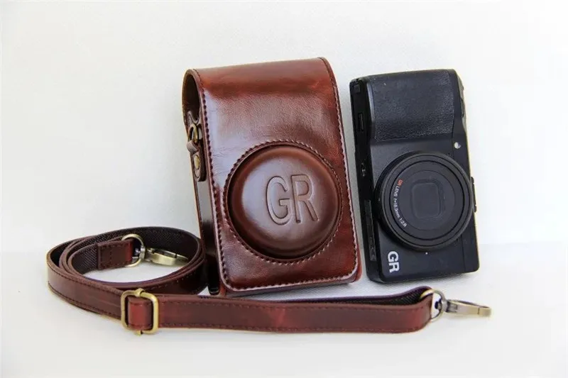 DSLR водонепроницаемая фотокамера из натуральной кожи сумка корпус чехол для GRII GRIII GR3 sony RX100m6m5