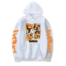 

Fashion Print Skateboard Volleyball Youth Oversized Hoodie Men Anime Sweatshirt Loose And Casual Lovers' Style Free Shipping