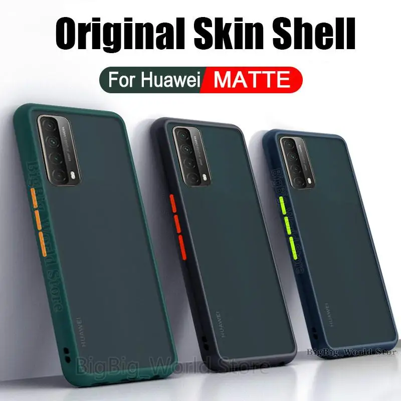 Тонкий матовый прозрачный чехол для телефона Huawei Honor X10 P40 P30 Lite Pro Y5p Y7p Y8s 2020 Y9s Y9A Y7A P