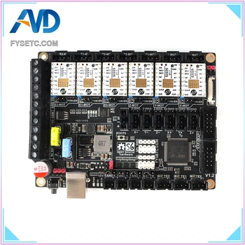 

S6 V1.2 Board 32 Bit Control Board WIth 6pcs TMC S2225 TMC2225 For Uart Flying Wire MX Connector VS F6 V1.3 SKR V1.3 Mainboard