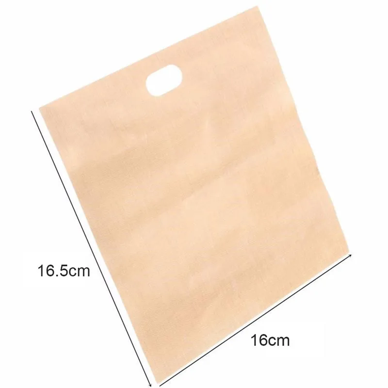 1/5PCS Reusable Toaster Bag Non Stick Bread Bag Sandwich Bags Fiberglass Toast Microwave Heating Pastry Tools