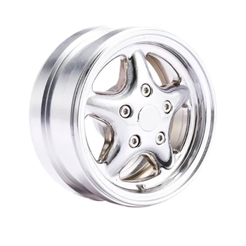 

Matte Silver 1.9 Wheel Hub for 1/10 RC Crawler Axial SCX10 II 90046 Traxxas TRX4 D90