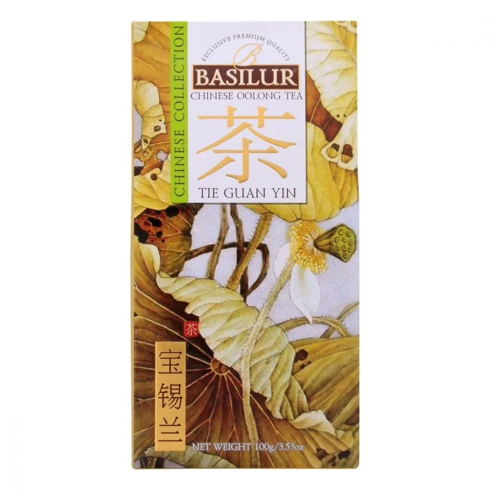 Чай Basilur &quotКитайский чай - Те Гуань Инь&quot зеленый листовой 100 гр | Продукты