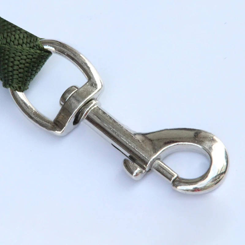 Pet Traction Rope Army Green Large Dog Rope Collar Ring Dog Chain Chest Strap Dog Harness Dog Leash for Medium and Large Dog