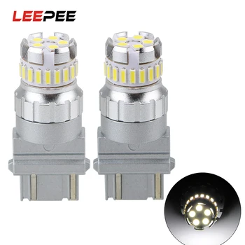 

LEEPEE 2x 1200LM 1156 7443 3157/3156 T15 LED Light DRL Car LED Bulbs 3030 4014 SMD Daytime Running Lights 12V 6500K White