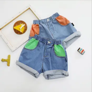 

2020 new girls boys denim shorts summer fashion kids shorts 1-6 years HV620