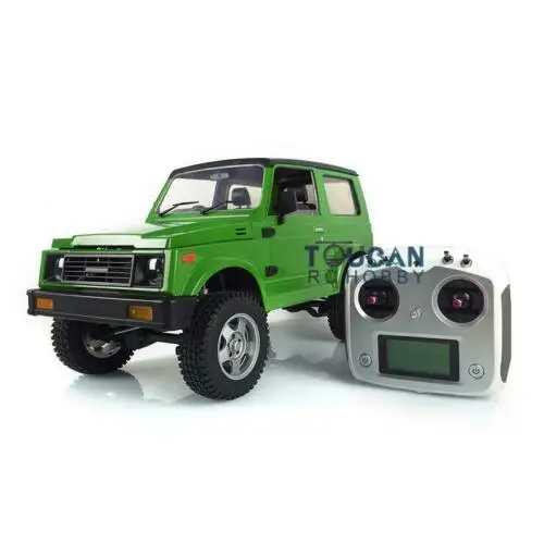 Капо гусеничный 1/6 Радиоуправляемый SIXER1 модель автомобиля Самурай Jimny Собранный окрашенный с I6S ESC Мотор светильник радио THZH0511 - Цвет: Зеленый