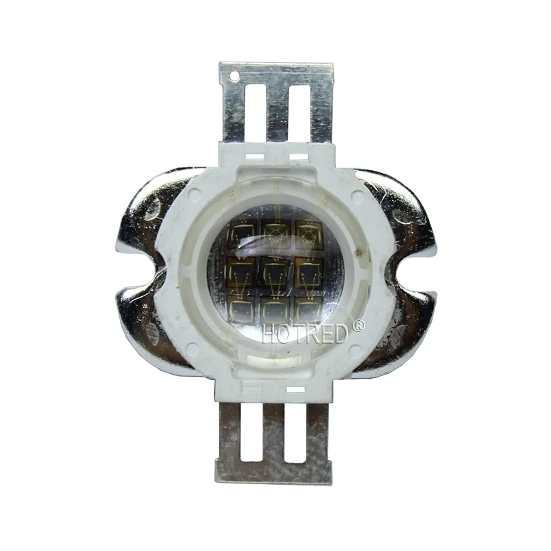 10 Вт COB 45mil led холодный теплый белый королевский синий зеленый IR940nm 850nm UV395 Acquarim завод светодиодный чип с 60 градусов угол обзора объектива