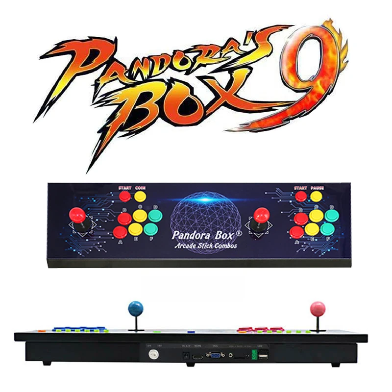 2 игрока Pandora Box 9 1500 встроенная игровая консоль для аркадных игр 8 кнопок