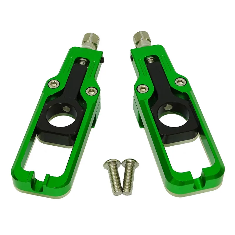 CNC Rear Wheel Axle Chain Adjuster Tensioner For 2011-2015 KAWASAKI Ninja ZX-10R CNC Rear Wheel Axle Chain Adjuster Tensioner For 2011-2015 KAWASAKI Ninja ZX-10R