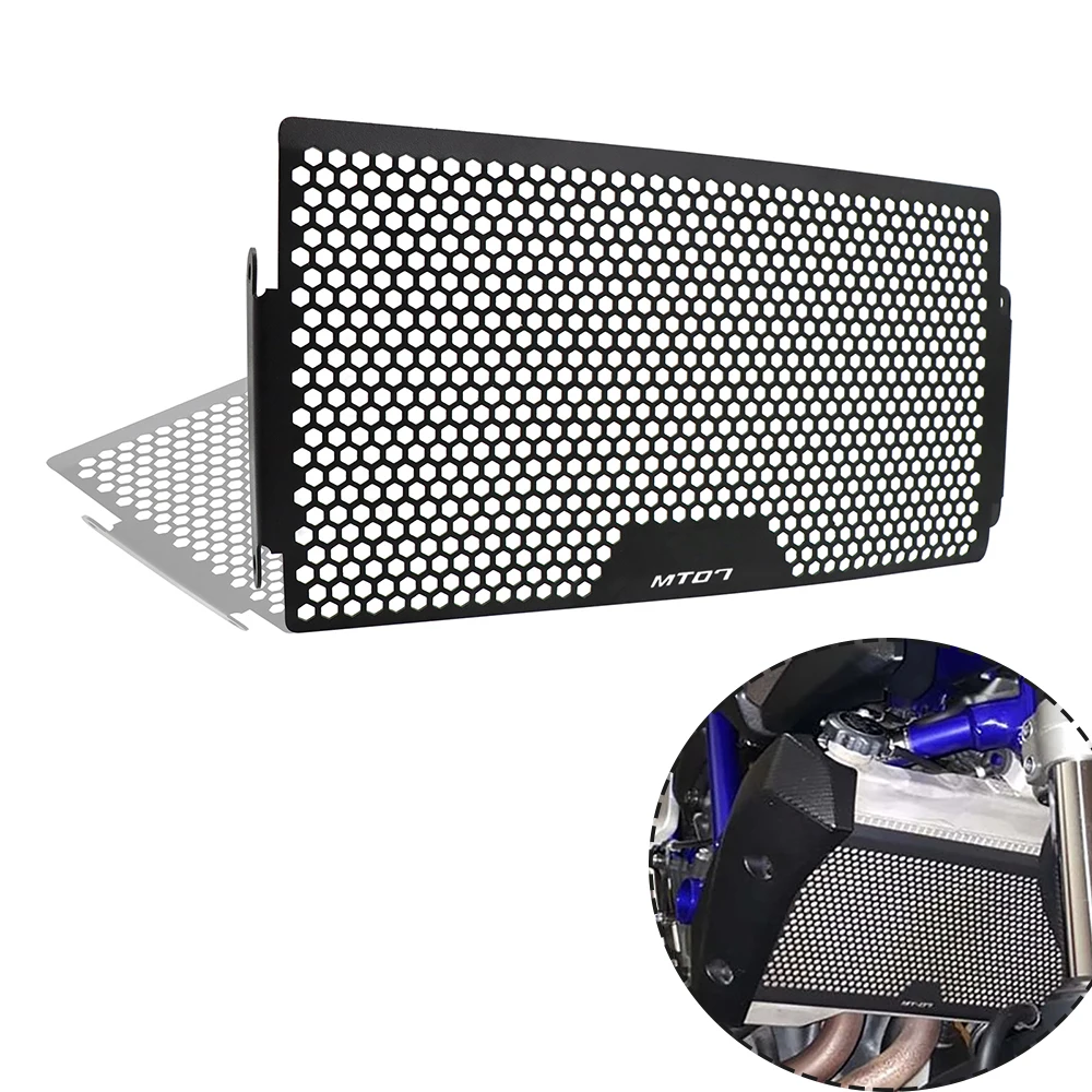 

MT-07 MT07 Защитная крышка радиатора мотоцикла для решетки радиатора для Yamaha FZ07 FZ 07 MT 07 2014-2018