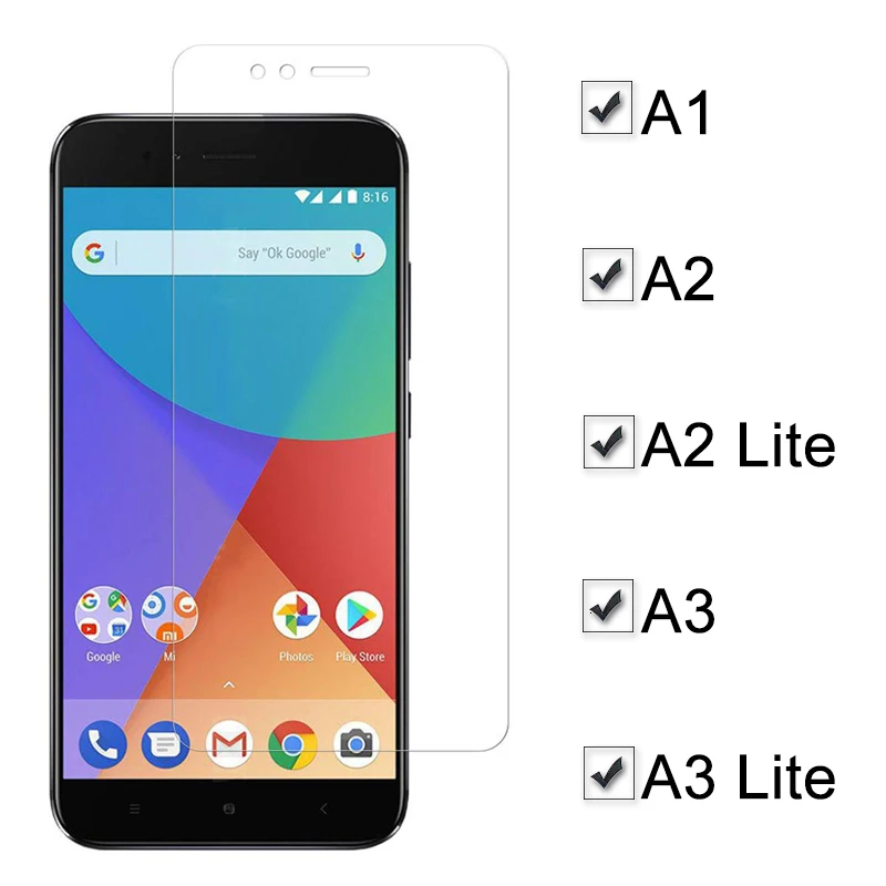 For Xiaomi a3 Light Protective glass mi a2 lite A1 Screen Protector On Ksiomi My A 1 2 3 2A 3A A2Lite armor Tempered Glass Film|Phone Screen Protectors| - AliExpress