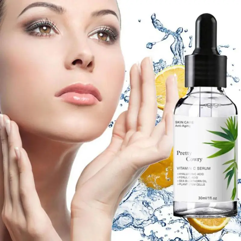 30ML Vitamin C Serum Hyaluronic Acid Ferulic Acid Sea Buckthorn Oil Plant Stem Cells Organic Serum Whitening Face 30ML Vitamin C Serum Hyaluronic Acid Ferulic Acid Sea Buckthorn Oil Plant Stem Cells Organic Serum Whitening Face