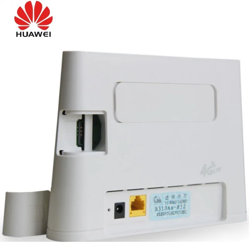 Mở Khóa Huawei B310 Ăng Ten Ngoài B310As-852 4G LTE Router Có Khe Sim Có Ăng Ten Ngoài Trời Router 4G sim Di Động usb sim card modem wifi