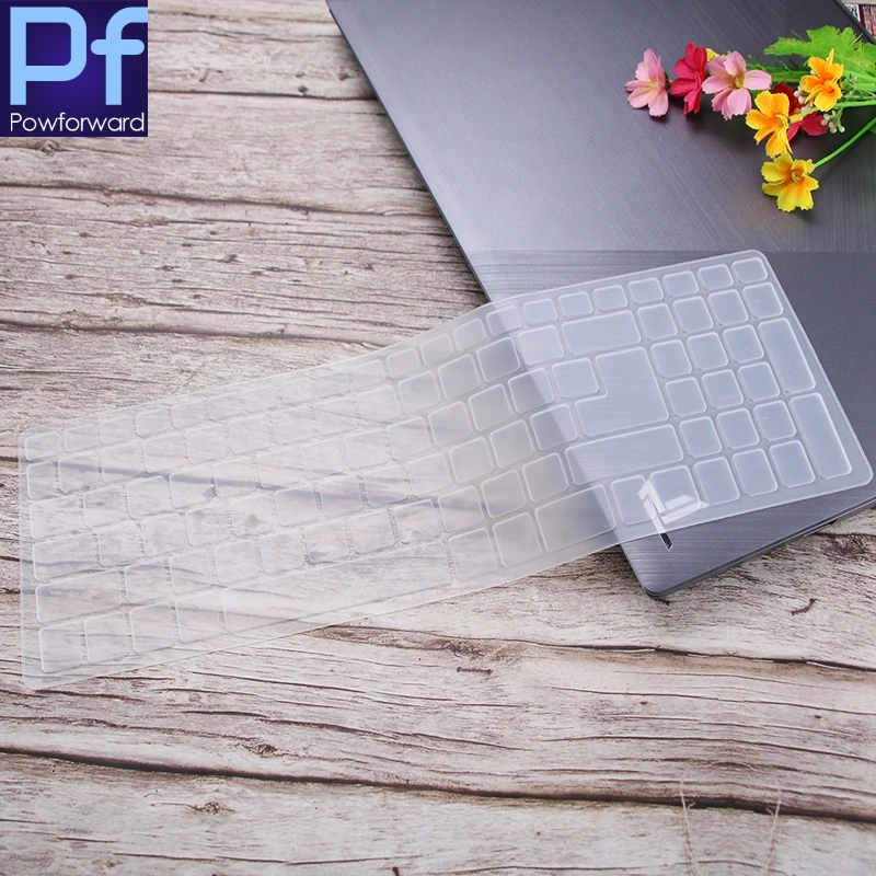 Силиконовая крышка клавиатуры для 15," acer Predator Helios 300 Nitro 5 игровой ноутбук AN515 | Aspire VX 15 VX5-591G V17 VN7-793G - Цвет: clear