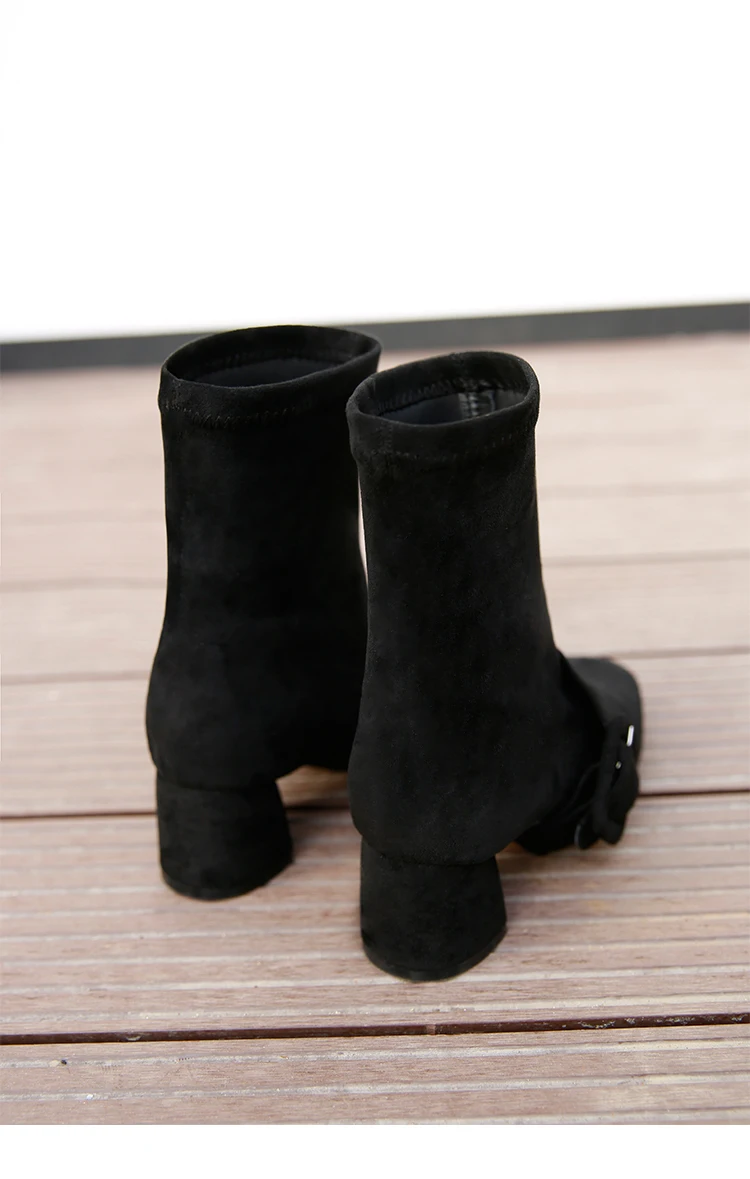 Brown Boots Fashion High Heels Sexy Boots Elegant Ankle Boots For Women Autumn Boots Women Winter Boots New Black Boots