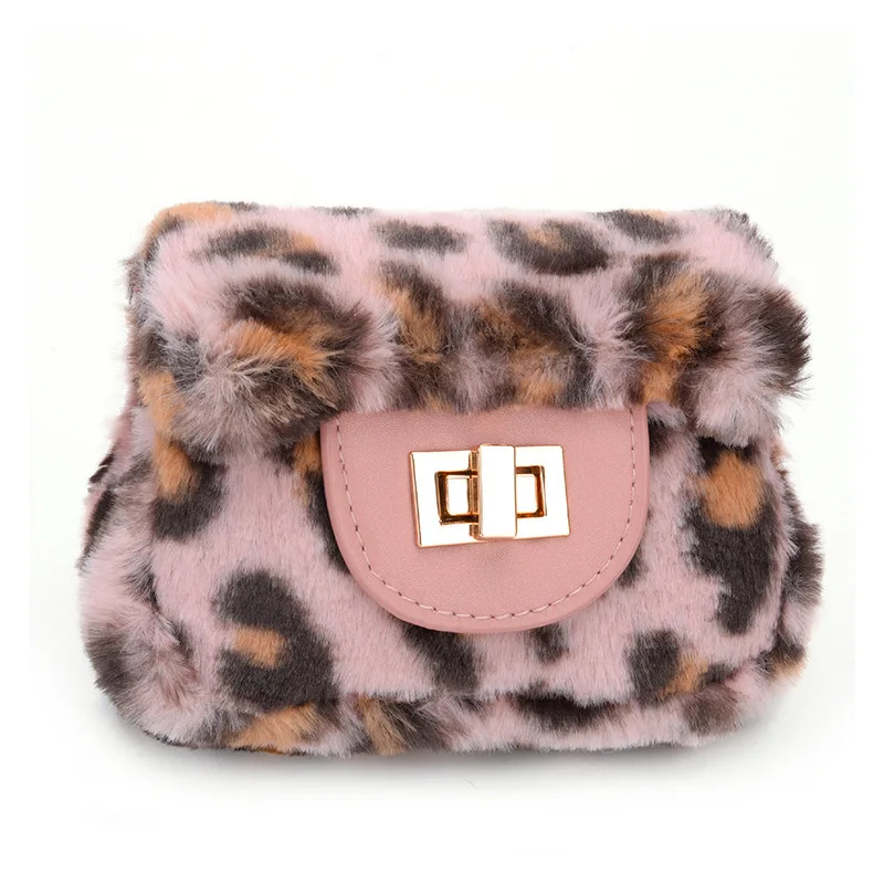 Новинка года; модная милая сумка на плечо для маленьких девочек; Повседневная леопардовая сумка через плечо; милая маленькая сумка для монет